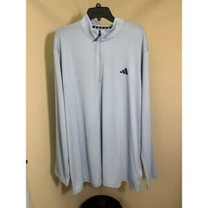 Adidas Golf Men's 3-Stripe Midweight 1/4-Zip Layering Pullover NEW 2XL